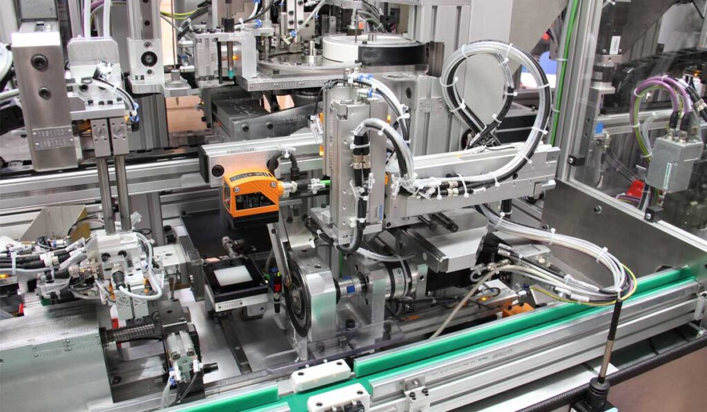 Ball piston assembly machine • R&D Technology