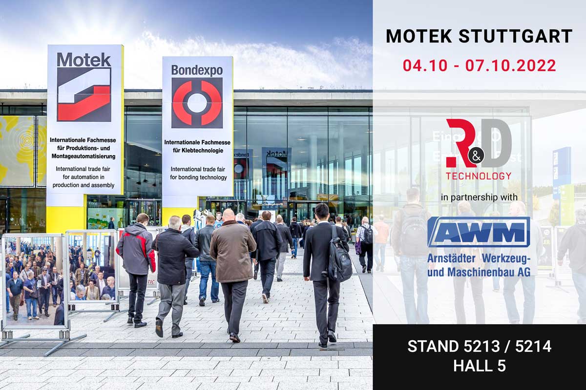 Rd Technology Salon MOTEK Stuttgart - Stand 5213/5214 • R&D Technology